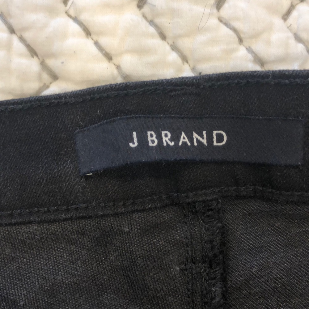 J Brand distressed black jeans